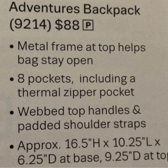 Thirty-One Adventure Backpack - Picture 2 of 2